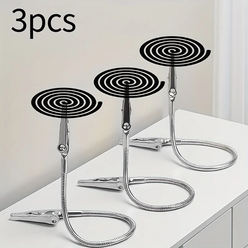 Incense Holder - 3 Adet Sivrisinek Kovucu Tüp Tutucu