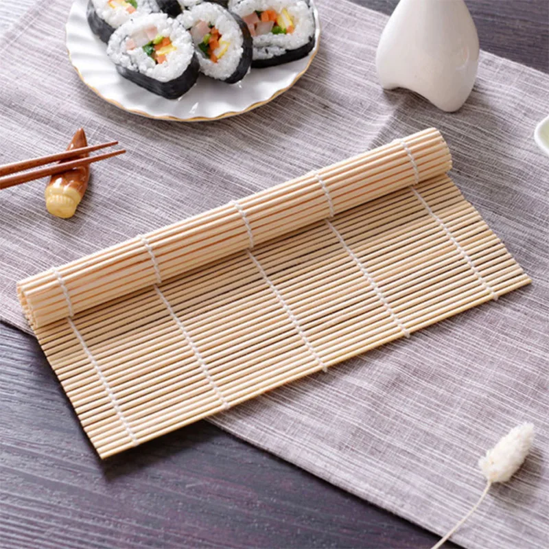 Sushi Making Kit - Beyaz Kaplama ile zarif Bambu Suşi