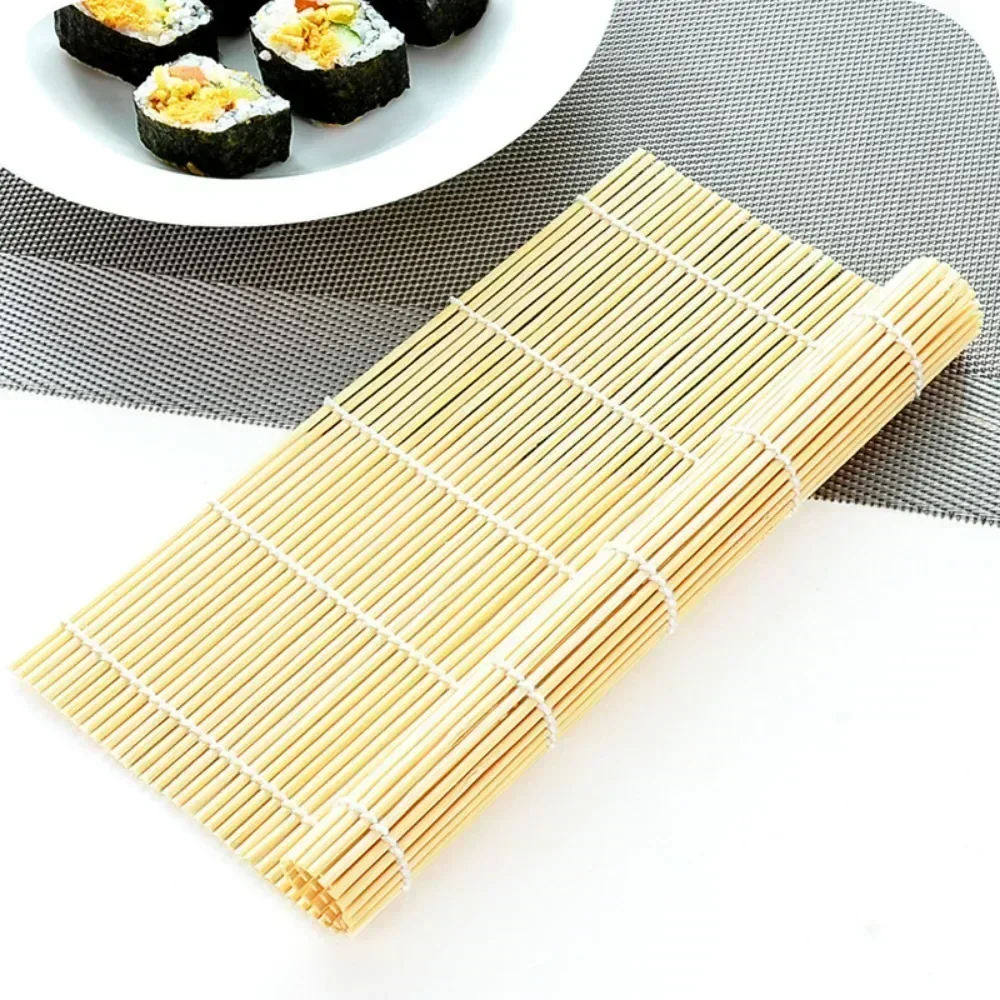 Sushi Making Kit - 24X24cm/27X27cm/30X30cm Ev Yapımı Yapışmaz Bambu Suşi