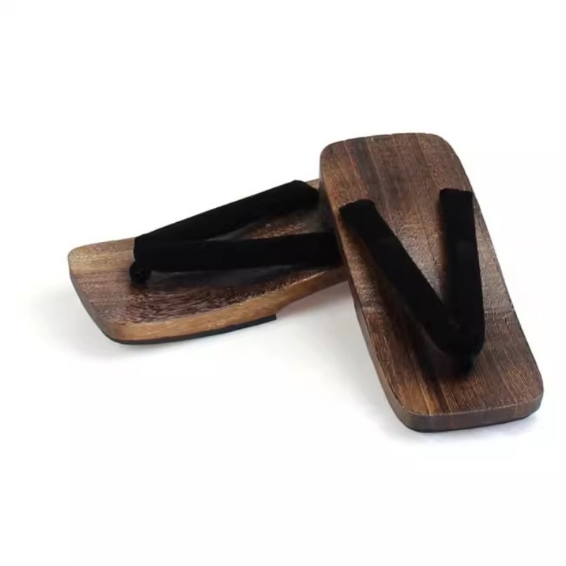 Erkek Kömür Rengi Cosplay Ahşa - Geta Wooden Sandal incelemesi ve fiyatı